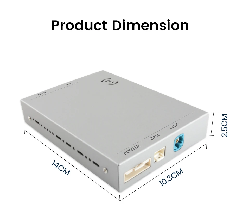 Junsun Wireless CarPlay Android Auto Decoder Box für Mercedes Benz S Klasse W221 NTG 3,0/3,5 2006-2012 Reverse Kamera Navigation – Detail 10