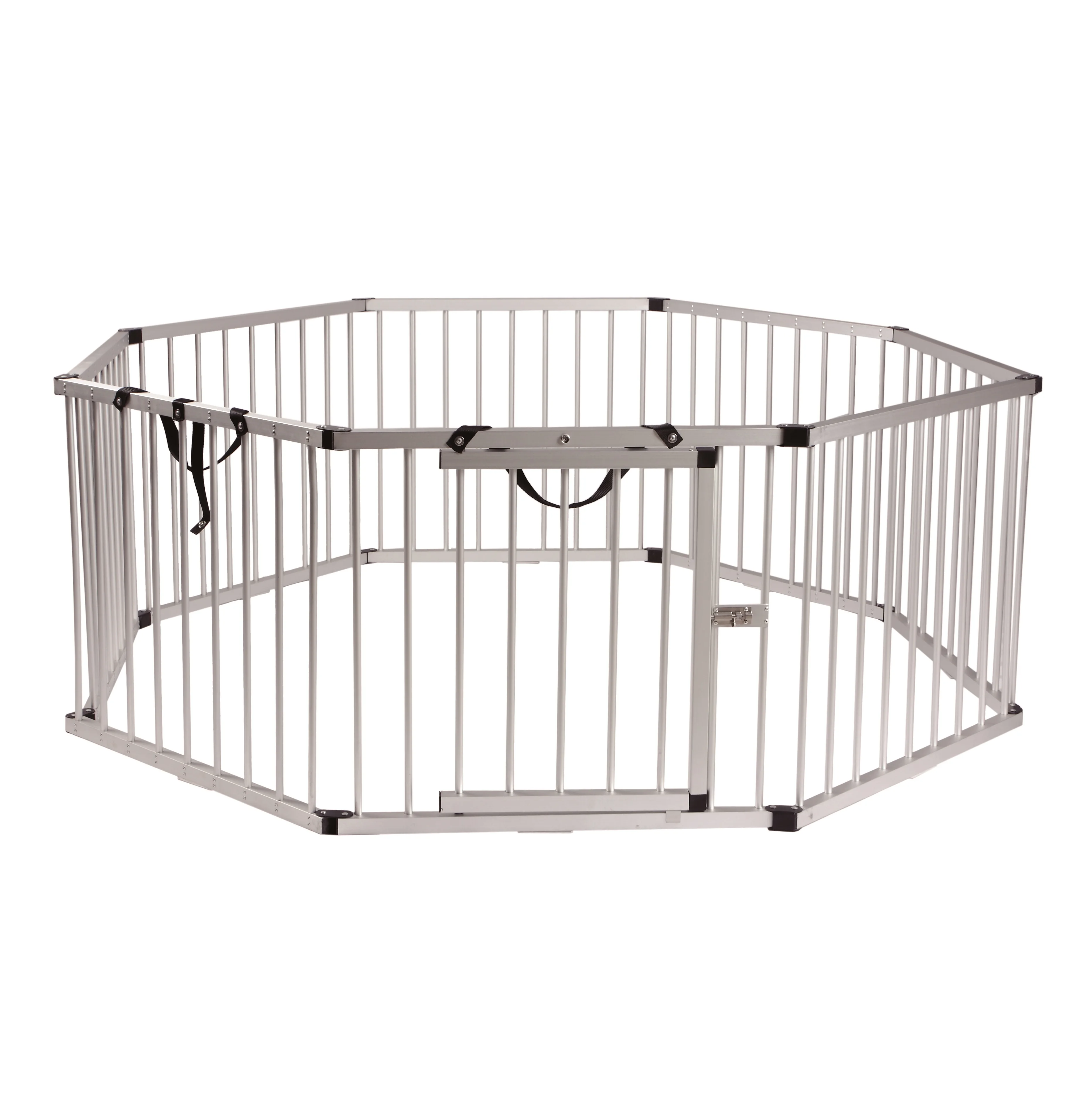 EP-HEX Aluminum Hexagon Dog Exercise Pen Cage Pet Play Pen