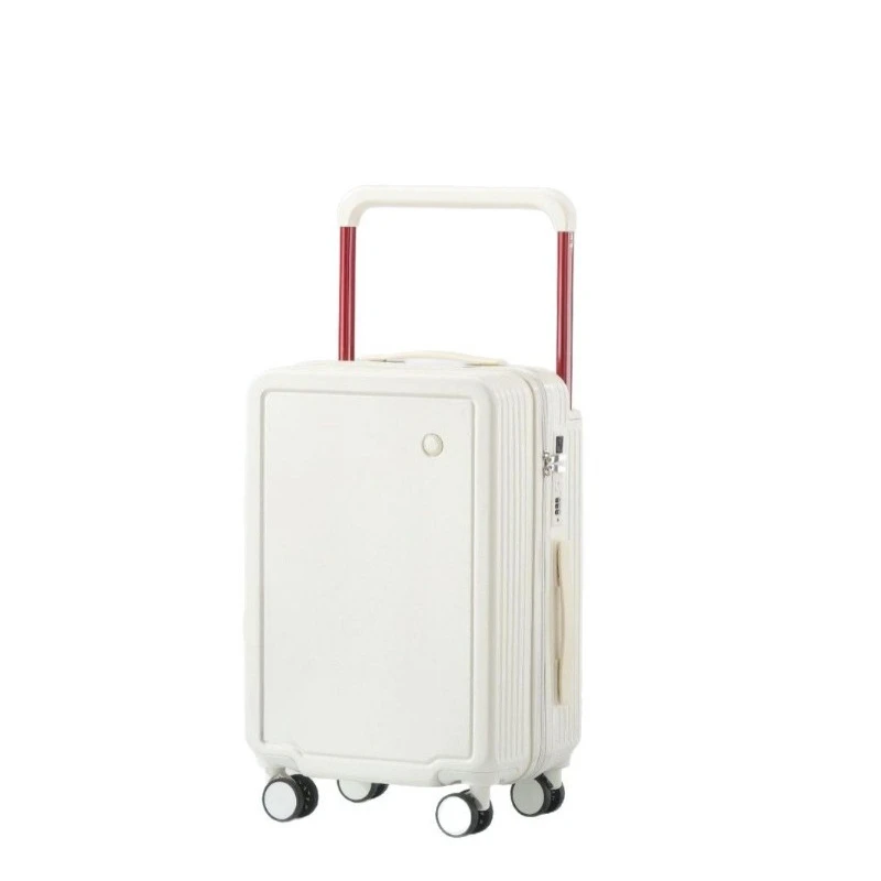 

New wide trolley suitcase female student multi-function password boarding case large capacity high value trolley suitcase