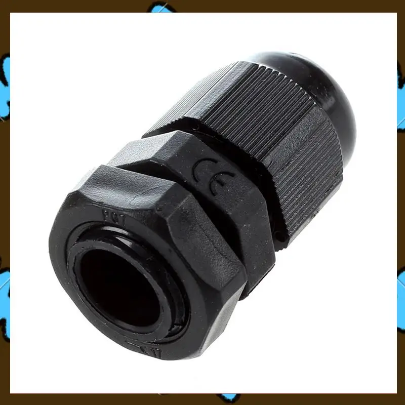 

Promotion! 200 Pieces Black Plastic Waterproof Cable Gland Connector PG7