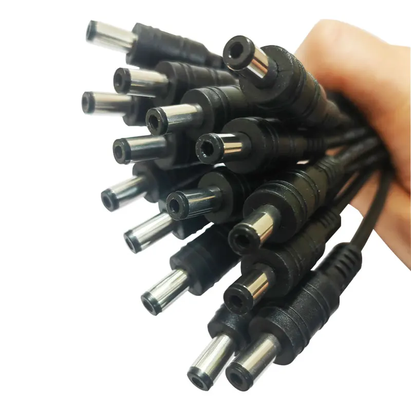 

1/5/10 Pcs 5.5x2.1mm DC Male Female Power Plug Cable Wire Jack Adapter Connector for CCTV Single Color 3528 5050 LED Tape Light