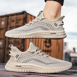 Men's Casual Sports Shoes  Summer New Black Shock Absorption Running  Mesh Breathable Men's Running Shoes Men's Shoes
