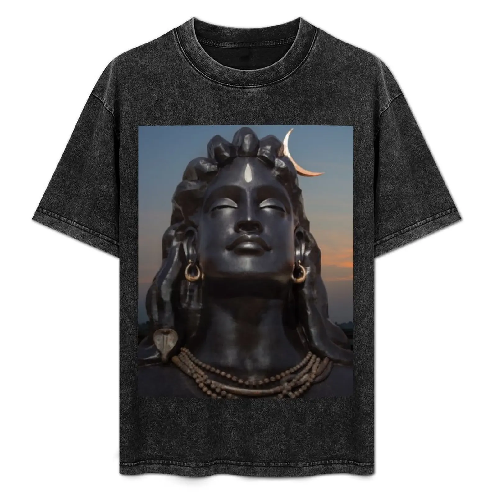 

Adiyogi Shiva T-Shirt Labor Work Casual T-Shirt