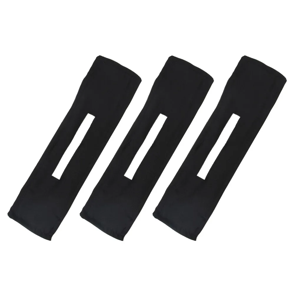 

Набор из 3 мягких тканевых повязок для волос с бантом-косичкой для создания элегантных причесок-пучков и волн, модный аксессуар для волос