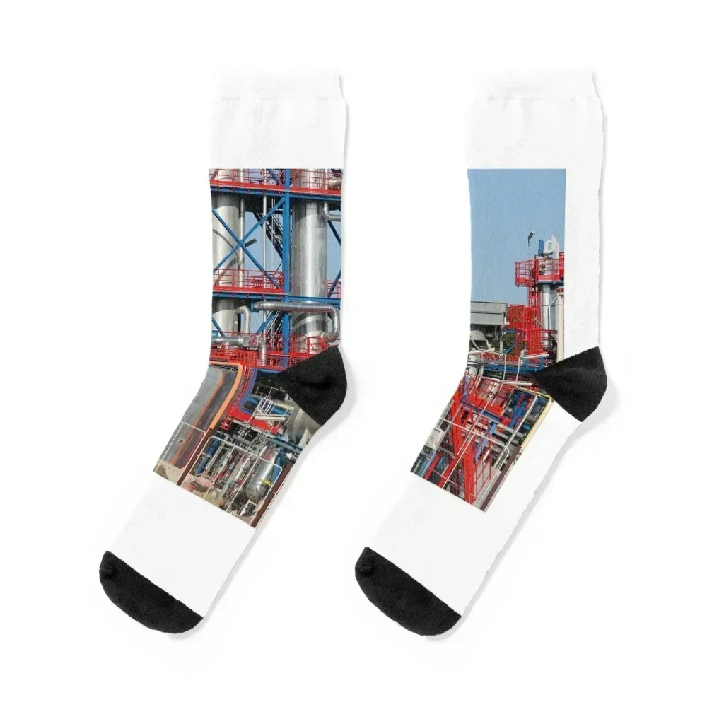 

oil and gas refinery petrochemical plant Socks Children's custom sports gift kids Men's Socks Luxury Women's