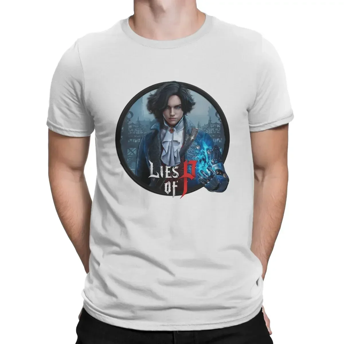 T-Shirt Harajuku Sweatshirts Hipster Lies Of P Man TShirts lies of p art Distinctive harajuku men clothing Printing 100% cotton