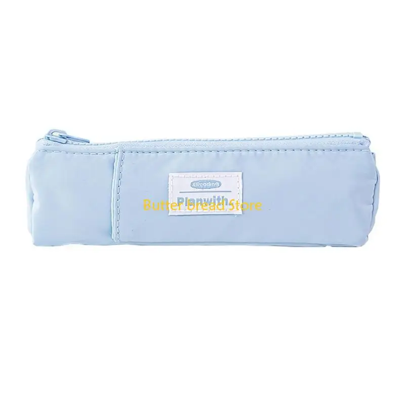 W89C Pen Holder for Notebook Pencil Case with Adjustable Elastic Band School Supplies