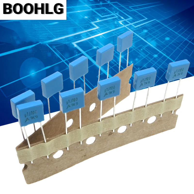 10 шт. 0,1 мкФ 100 В 104J новый оригинальный неполярный пленочный конденсатор