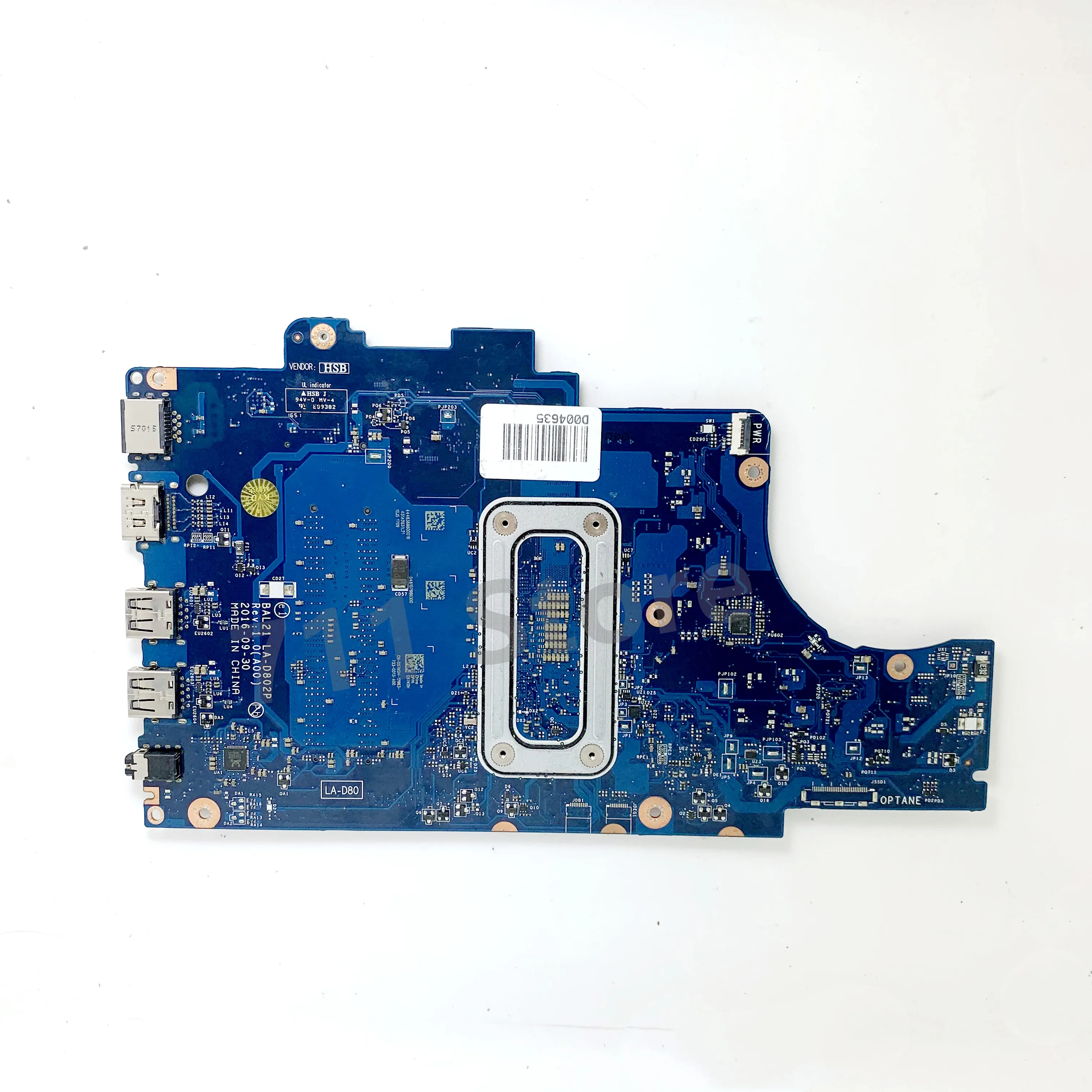 57K0H 057K0H CN-057K0H Mainboard For DELL 5567 5767 Laptop Motherboard BAL21 LA-D802P With SR2ZW I3-7100U CPU 100% Working Well