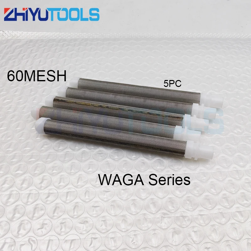 5pcs 60 Mesh Airless Paint Parts Filter Paint Spraygun Filter Reduces Nozzle Clogging Spraying Machine Accessories