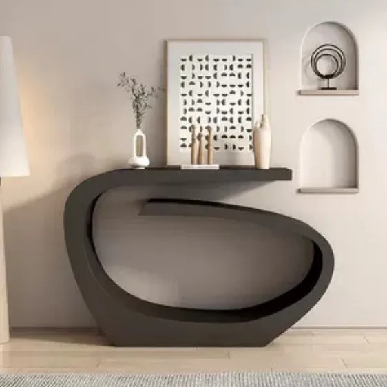 Nordic style front door pivot cabinet creative entrance console table  decorative cabinet  table hotel