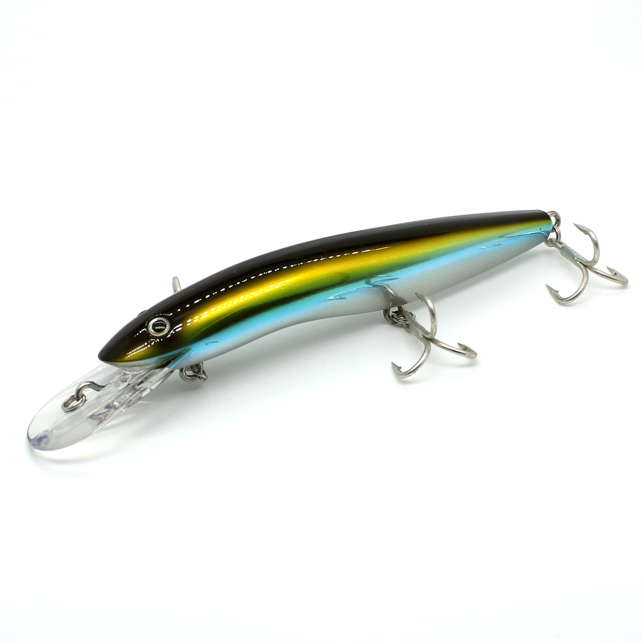AOCLU Schwimm Minnow 125mm 26g Harten Köder Jerkbait Rassel 1PC Draht Für Tiefe Meer Boot Felsen Locken 4X Höhen Haken Japan Qualität – Detail 11