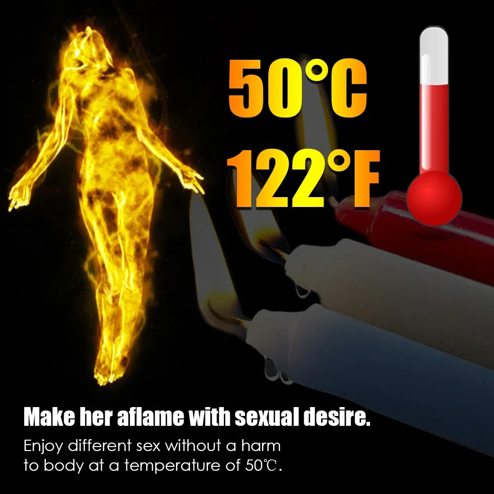 3 Pc/set Low Temperature Candls BDSM Erotic Female Sex Toys Candles Sex Products for Adult Couples Game Home Decoration Goods view 4