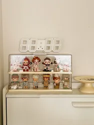 Blind Box Display Rack Dustproof Figures Display Cabinet Transparent Acrylic Mystery Box Showcase Toy Dolls Organizer