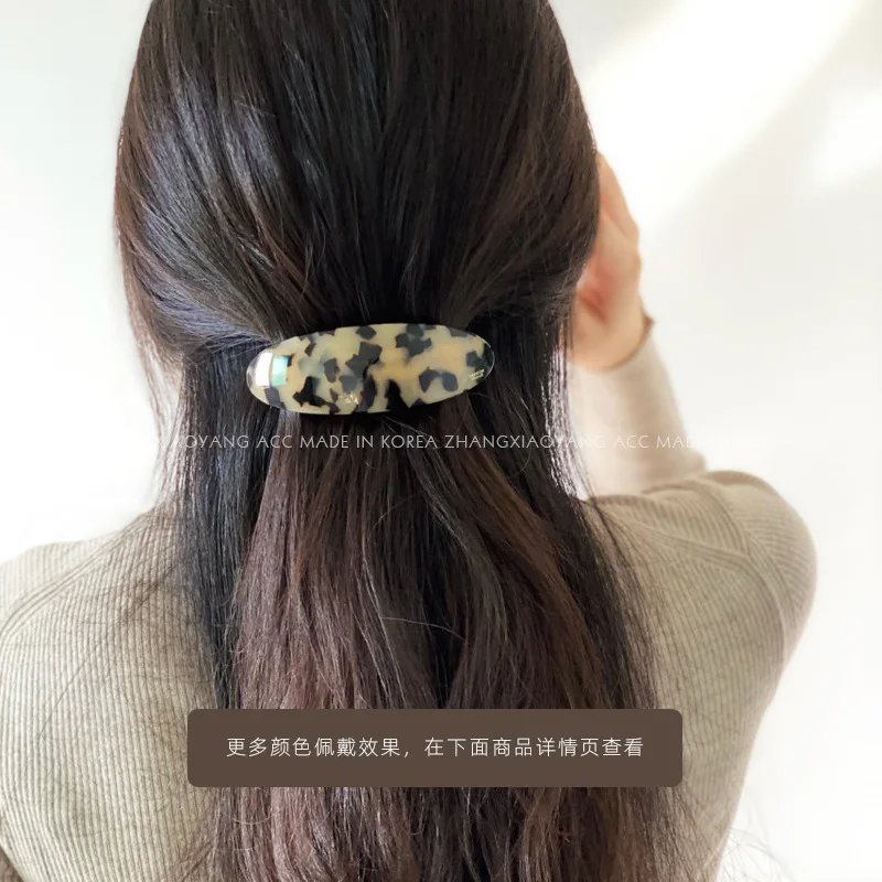 Hairpin ponytail holder back female France are large cross word clip hair spring clip hair clip