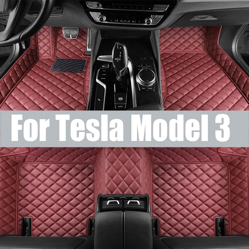 

HALO BLK For 2024 Tesla Model 3 Highland Floor Mat All-Weather Protection Eco-Friendly TPE Car Floor Liners For Model 3 Highland