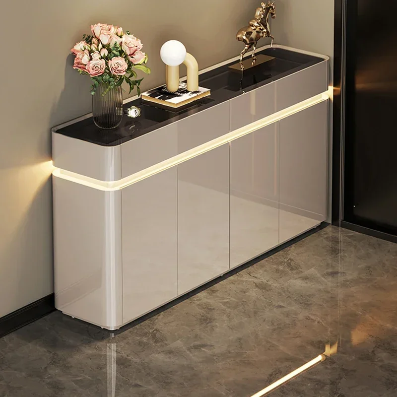 

Luxury Nordic Shoe Cabinet Organizer Storage Mobile Bedroom Designer Shoe Shelf Dorm Essentials Box Zapatero Hotel Furniture