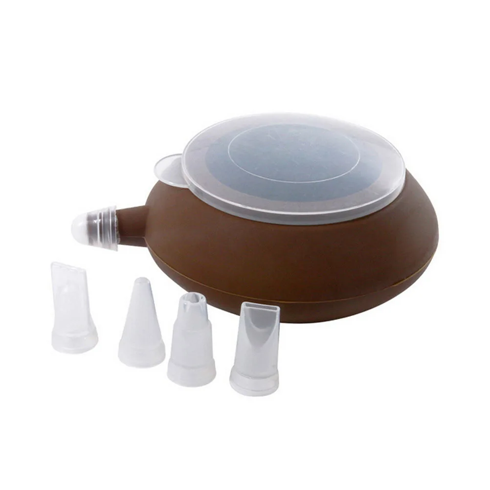 

Macaron Silicone Pastry Squeezer Pen Coffee Nozzles Set Reusable Flexible Baking Mold Food Grade Microwave Oven Safe