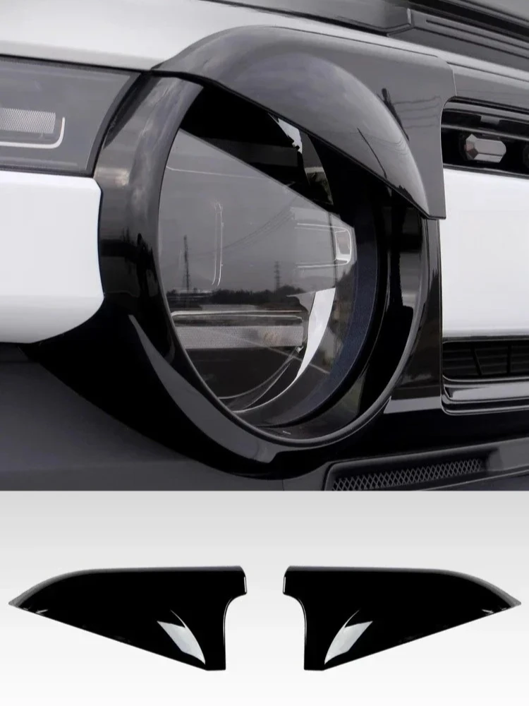 

Защитная накладка на передние фары (реснички) для Chery iCAR V23, ABS, антицарапийная защита противотуманных фар, аксессуары