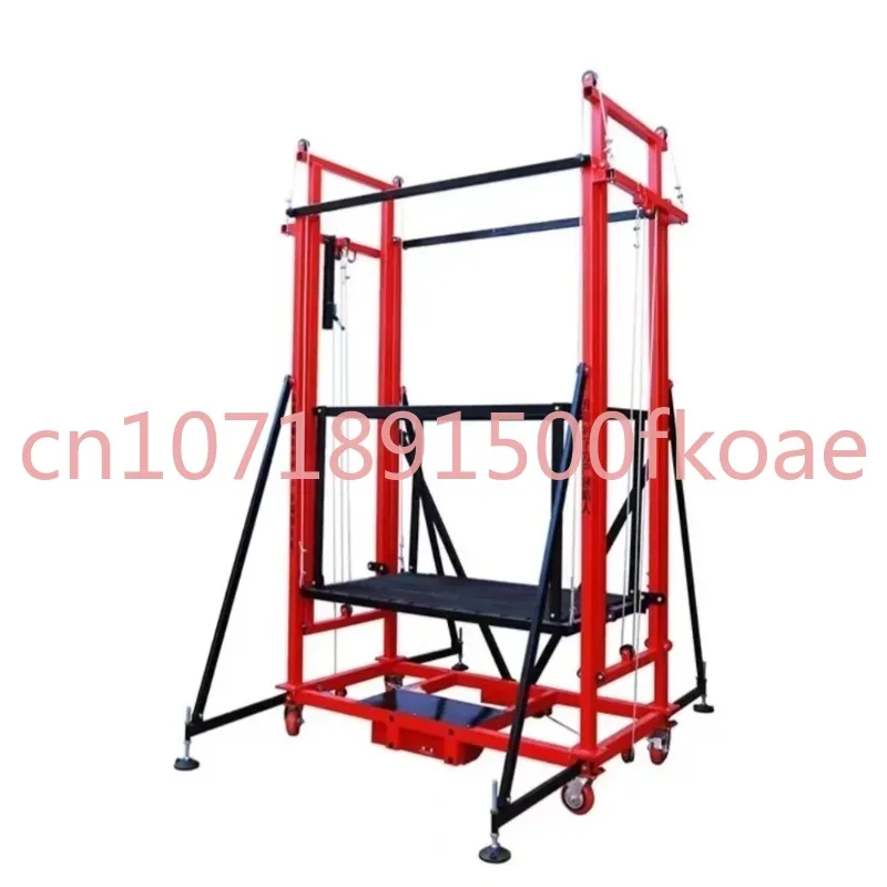 

Electric Lifting Scaffold Mobile Folding Remote Control Fully Automatic Lifting Platform Indoor and Outdoor Decoration Hoist