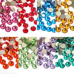 8 Big 8 Small 2088 Cut sfaccettature SS16,SS20,SS30 Non hotfix strass Crystal AB Flatback Crystal strass decorazione pietre