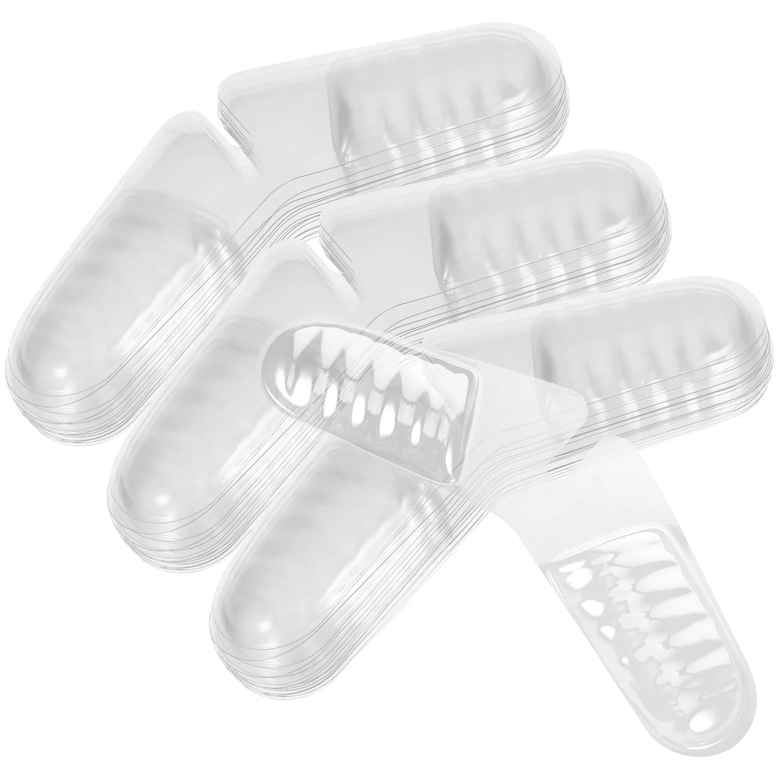 50 Uds. De inserciones para vestido, insertos para camisa, camisa de vestir, moldeador de cuello para hombre, soporte para Collar, relleno transparente