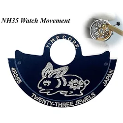 For NH35 Watch Movements  Parts Automatic Hammer Rotor Metal Patch For NH35 Zodiac Signs Style Engraved Metal Pieces Rotor