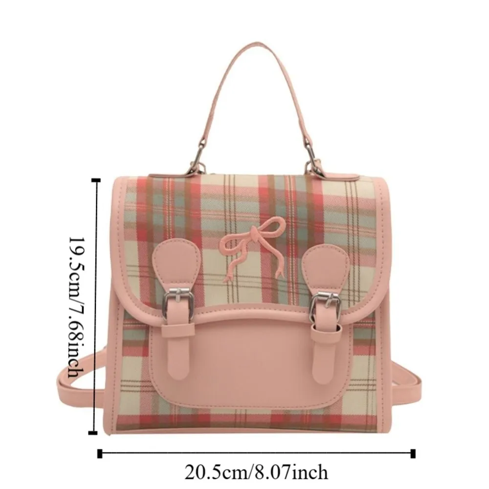 الكورية نمط بو كلية نمط حقيبة الظهر منقوشة حقيبة كتف شبكة القوس حقيبة الظهر حقيبة يد المراهقين حقيبة مدرسية الطلاب