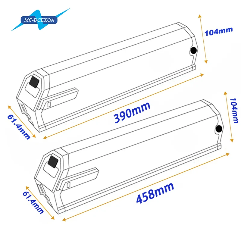 Dorado plus/217 electric bicycle battery 52v 48v 36 electric bicycle 1000w can be charged by USB mobile phone