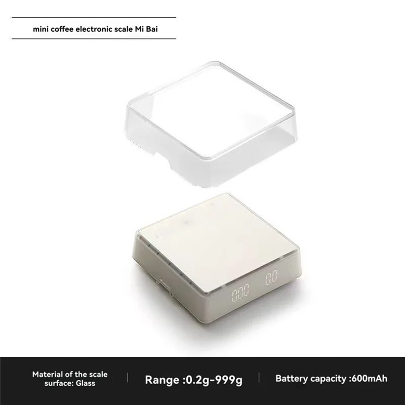 B99A-Modern Italian Coffee Scale For Hand Brewing Enthusiasts, Precision Bean Weighing Device