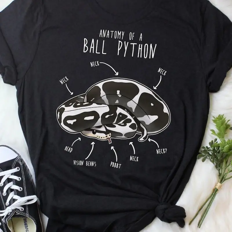 Funny Axanthic Ball Python Shirt Reptile Snake Lover T-Shirt