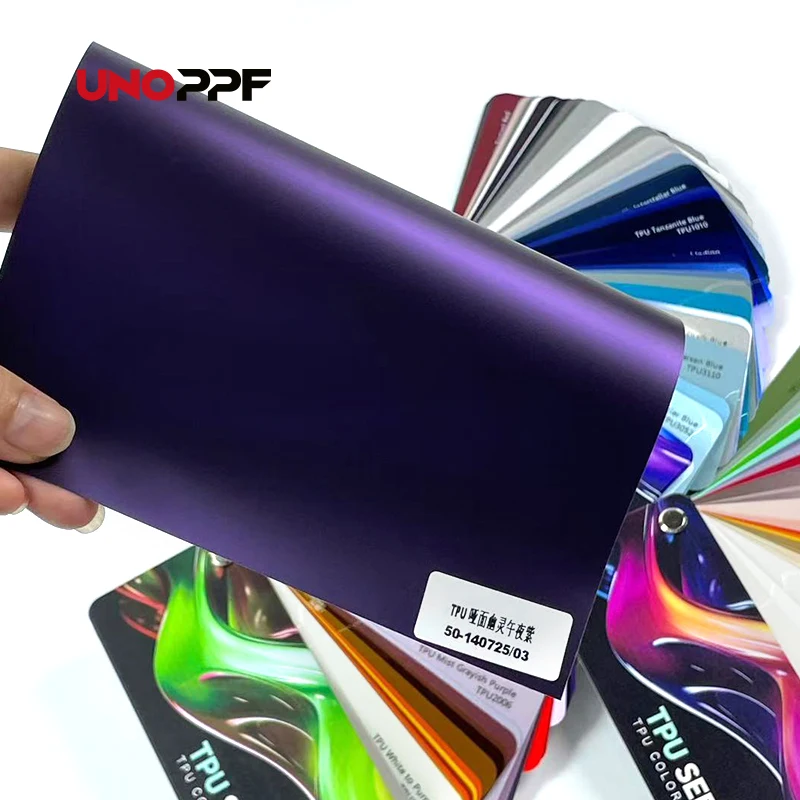 

Матовая серия, горячая распродажа, цветная пленка из ТПУ PPF, самовосстанавливающаяся пленка для кузова автомобиля, виниловая пленка, защита от царапин, цветная пленка из ТПУ, защитная пленка для краски PPF