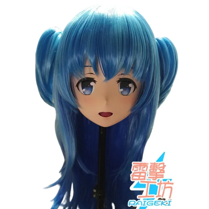 

(RAIGEKI MAKS 51) Смола 3/4 голова женщины/девочки кигуруми аниме косплей маски Crossdress японская ролевая Лолита кукла Трансвестит BJD Cos