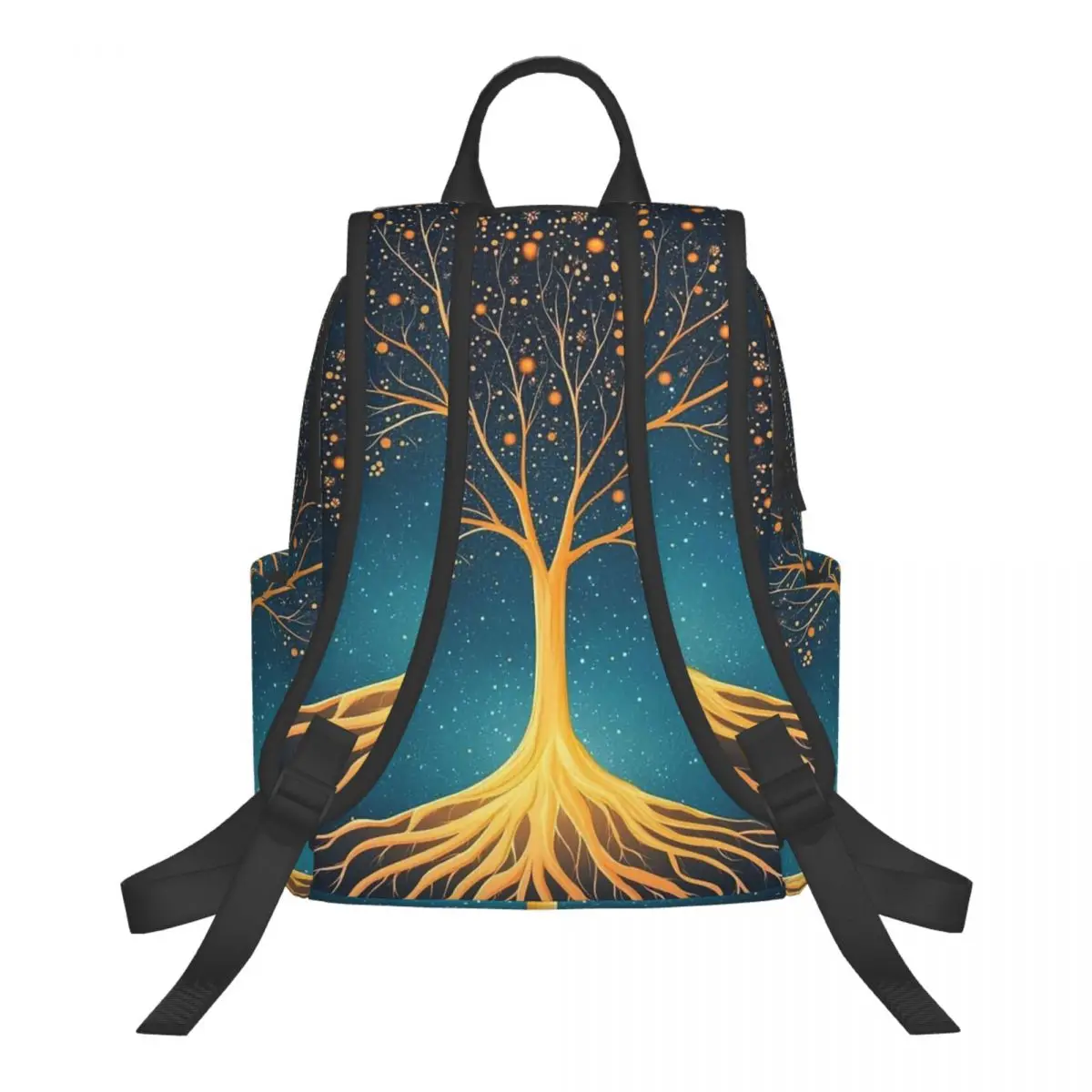 Tree Of Life Under The Stars Student Backpack School Bag Hiking Travel Daypack for Boys Girls Bookbag Shoulder Bags