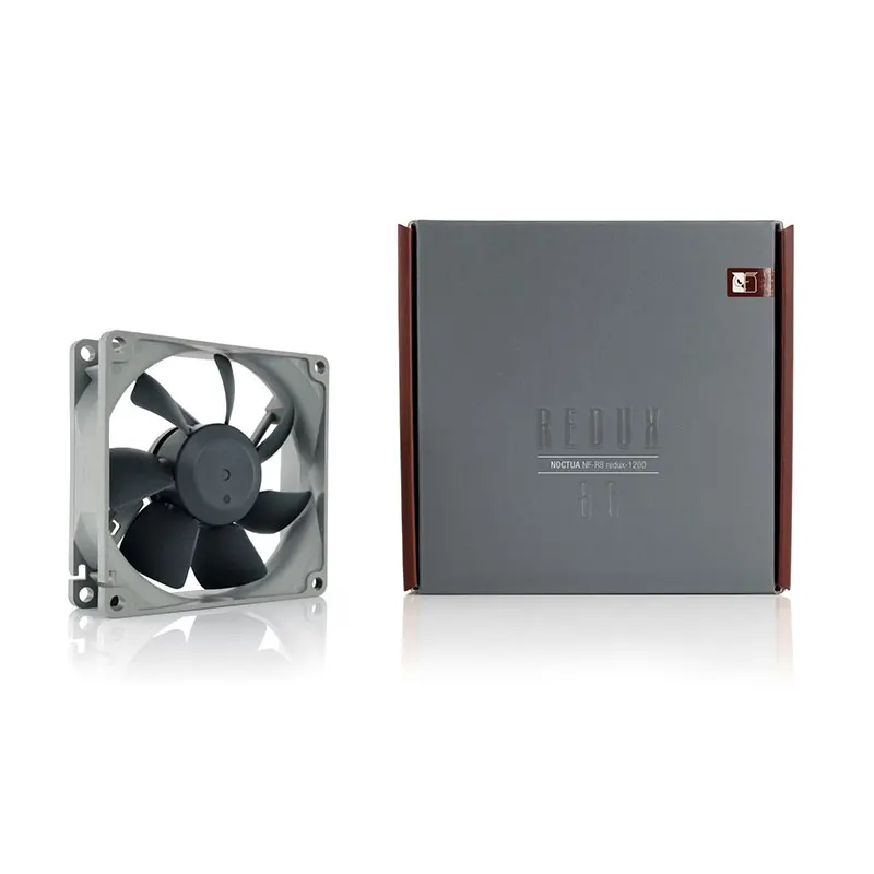 Noctua – boîtier de ventilateur à faible bruit, roulement SSO, 6 ans de garantie, 8cm, 80mm x 80mm x 25mm, NF-R8 RPM, Redux-1200 1200