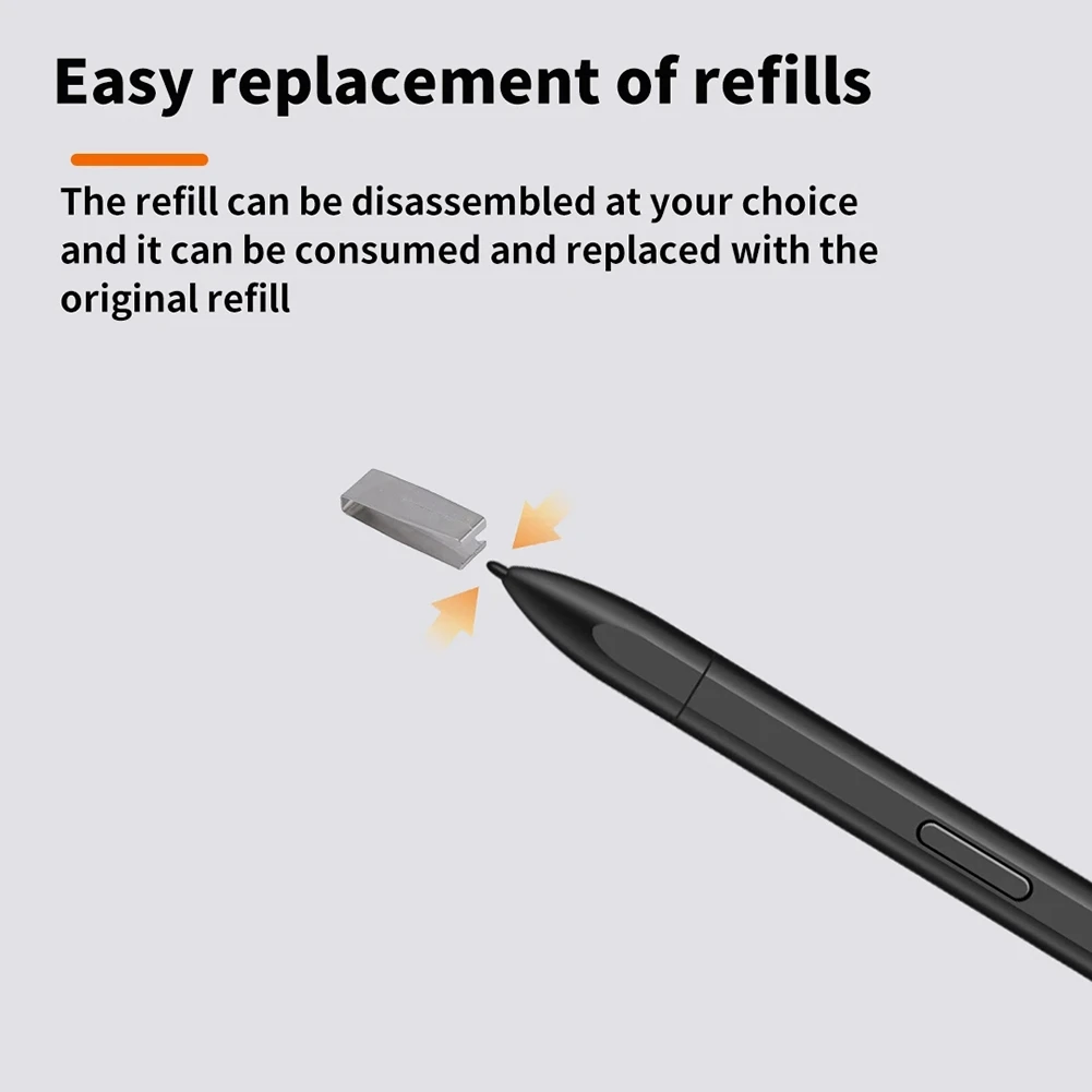 A49T EMR Stylus for 2 Replacement with Digital Eraser 4096 Pressure Level Sensitivity Palm Rejection for