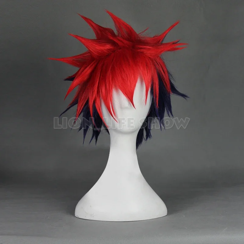 Food Wars Shokugeki no Soma Yukihira Souma Styled Red Short Fluffy Cosplay Wig