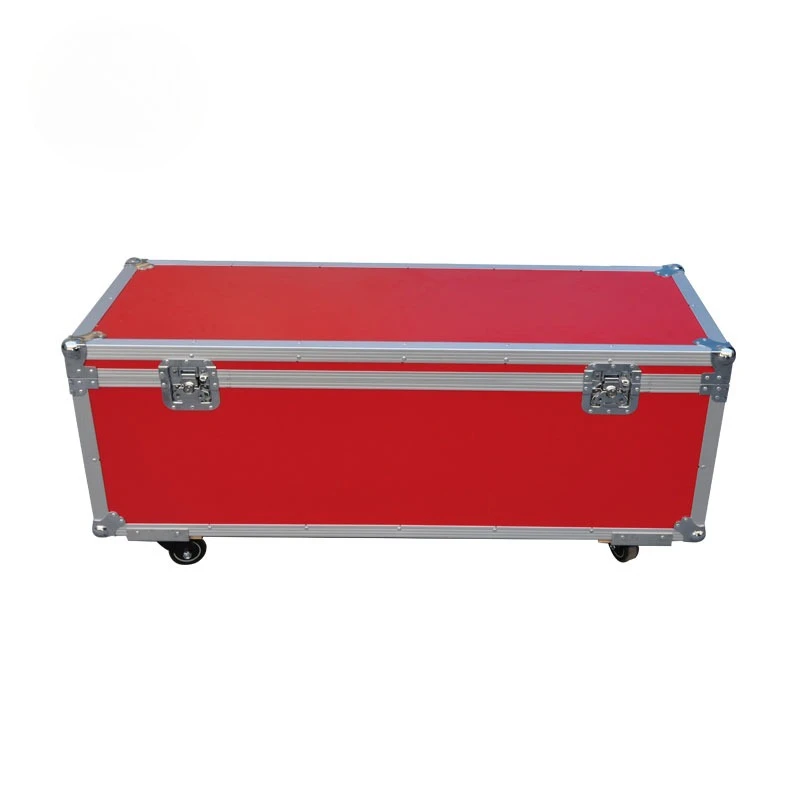 55TV-Flightcase aus Aluminium in Sondergröße mit abnehmbarer Abdeckung