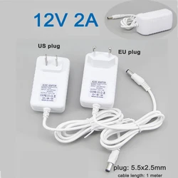 EU US plug AC 110V-240V to DC 12V 2A 2000ma Power Supply transformer Adapter Switching Converter Charger For Strip Driver R23