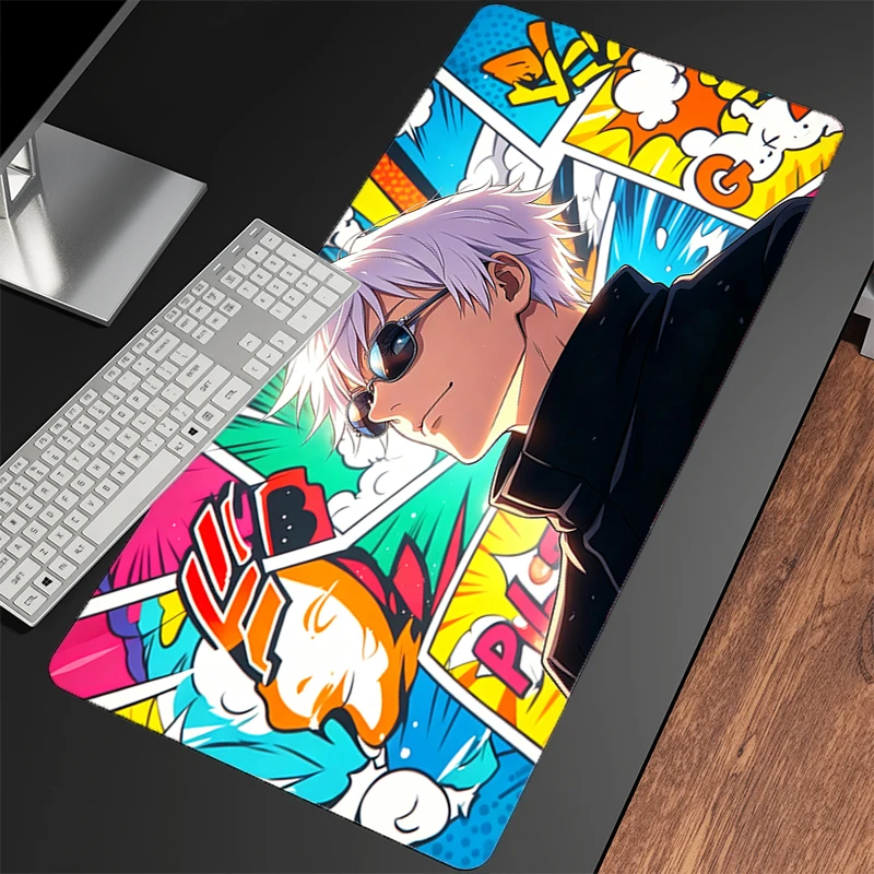 Mouse Pad E-sports Gaming Accessories alfombrilla Computer Mouse Mat J-jujutsu Kaisen Anime Desk Mat Keyboard Pad Gamer Mousepad