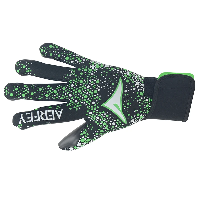 AERFEY Verstärkte Latex-Torwarthandschuhe für Fußball mit Starkem Grip Größe 8/9/10 Jugend- und Erwachsenen-Fußballhandschuhe für Torhüter – Detail 18
