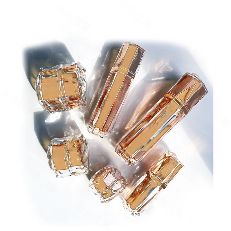 Bottiglie riutilizzabili vuote 30/50/100ml Vaso airless acrilico bianco perla Bottiglia cosmetica irregolare Bottiglia per lozione per crema Bottiglia con pompa