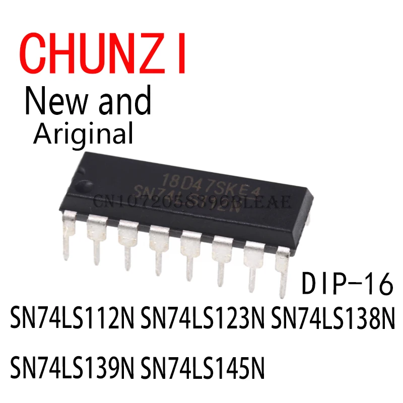 10pcs DIP-14 SN74LS90N SN74LS92N SN74LS132N DIP-16 SN74LS112N SN74LS123N SN74LS138N SN74LS139N SN74LS145N DIP-20 SN74LS245N