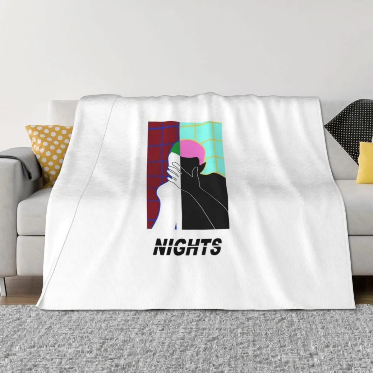 

Nights Throw Blanket blankets ands Plaid Designers Blankets