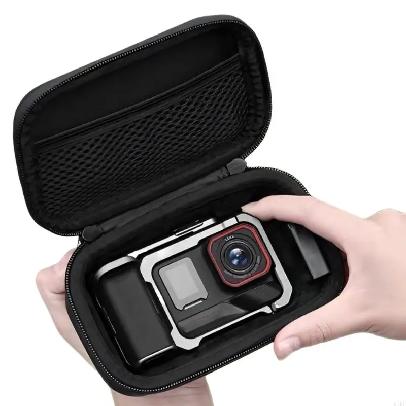 Reliable Faux Leather Camera Container For 360 Camera Featuring Lightweight Frame And Water Resistant Material K1KF