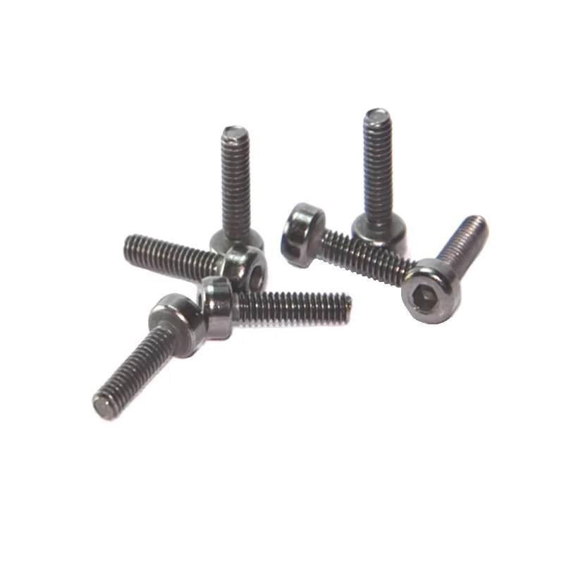 YFS  10Pcs M3 Grade 12.9  Hex Socket cup Head Screws Grade 12.9 Black Nickel Plated Antirust Screws