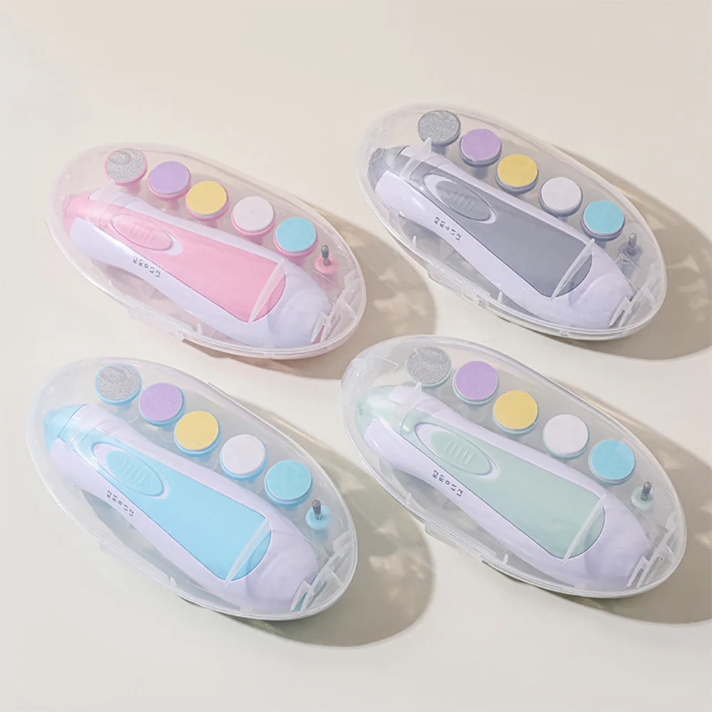 1pc Baby Nail Trimmer,  Safe Electric Baby Nail Clipper, Baby Nail File with LED Light for Newborn Toddler