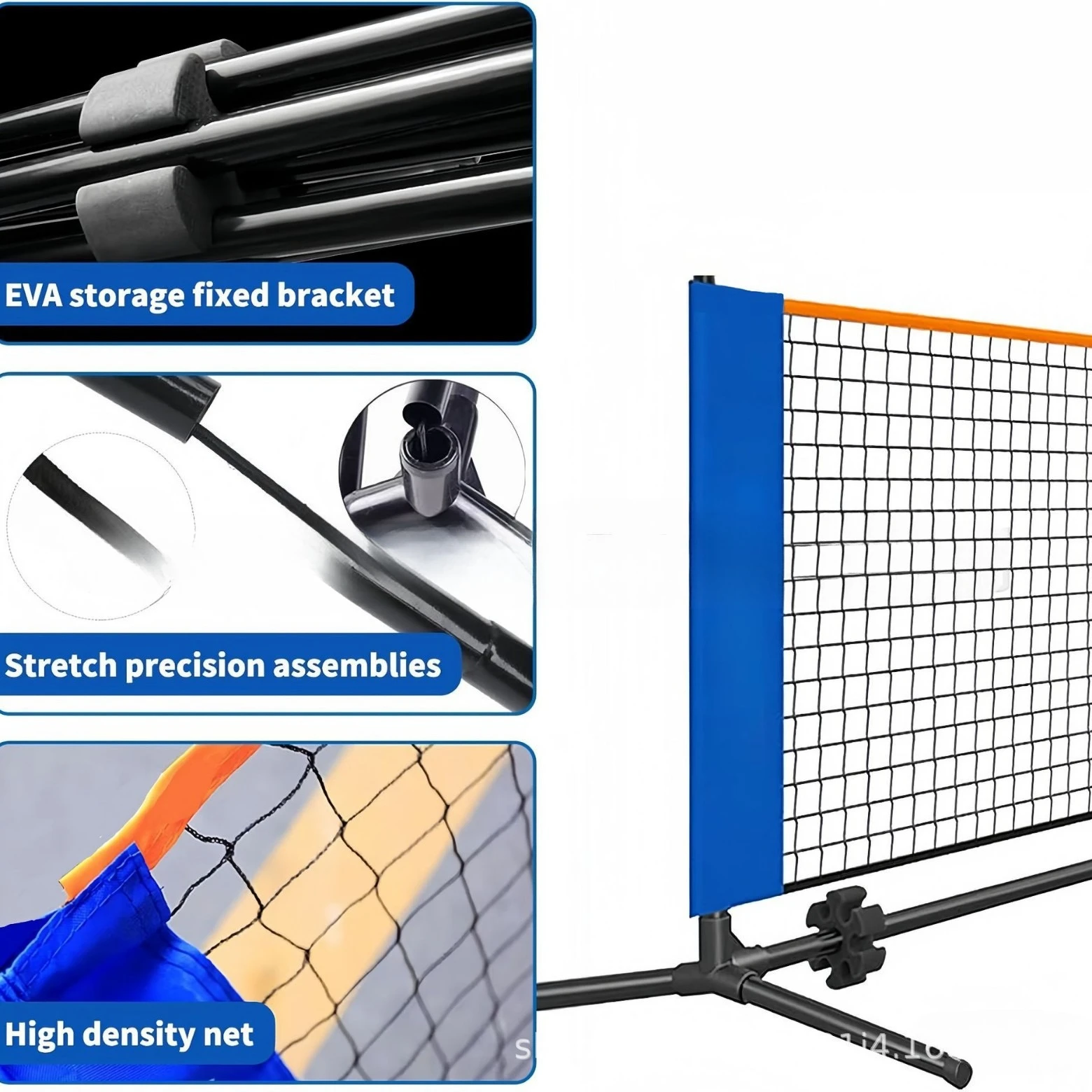 10FT Portable Peak net Outdoor courtyard practice tennis net Indoor removable training Peak net