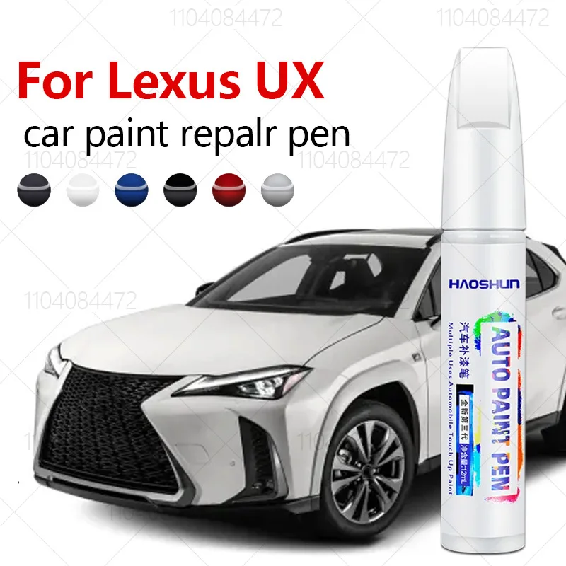 For Lexus UX UX200 UX250H UX260H 2018-2025 DE10 Paint Repair Pen Touch Up Scratch Remover DIY Auto Accessories Black White Green