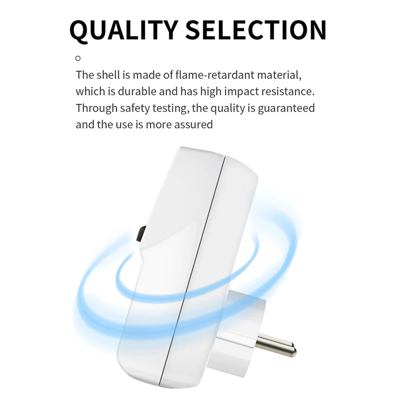 Termostato inteligente con pantalla Digital de alta precisión, pantalla táctil para tanque de peces, enchufe de termostato para el hogar, enchufe estadounidense duradero y fácil de usar
